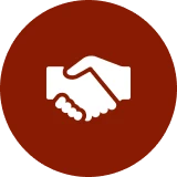 Business agreement handshake graphic